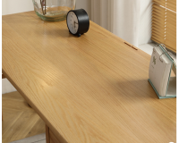 Berlin Natural Solid Oak Desk with storage （new arrival)